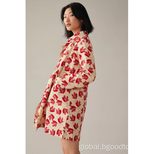 Floral Women's Jacket Women Pink Flower Jacket Factory